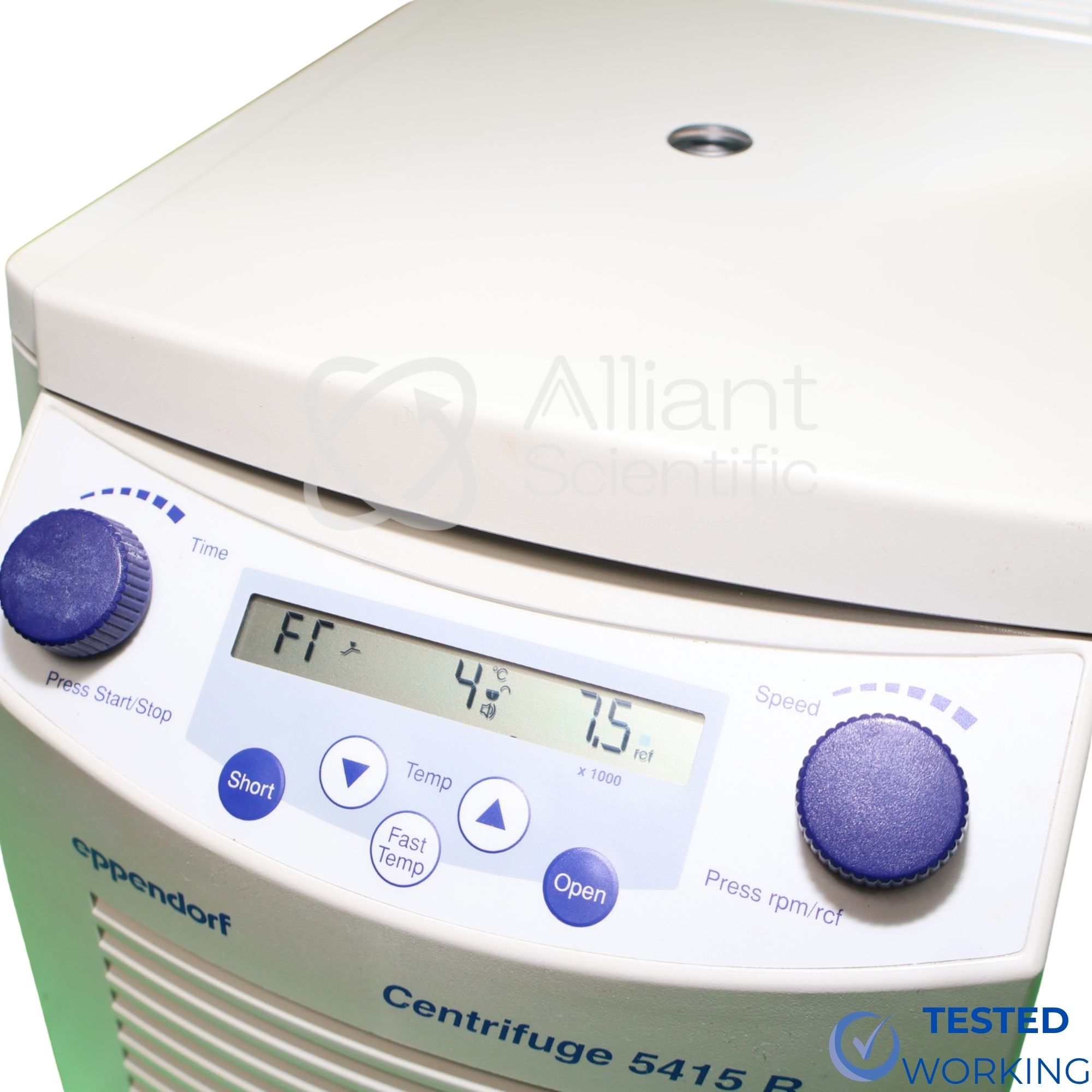 Eppendorf 5415R benchtop centrifuge interior rotor