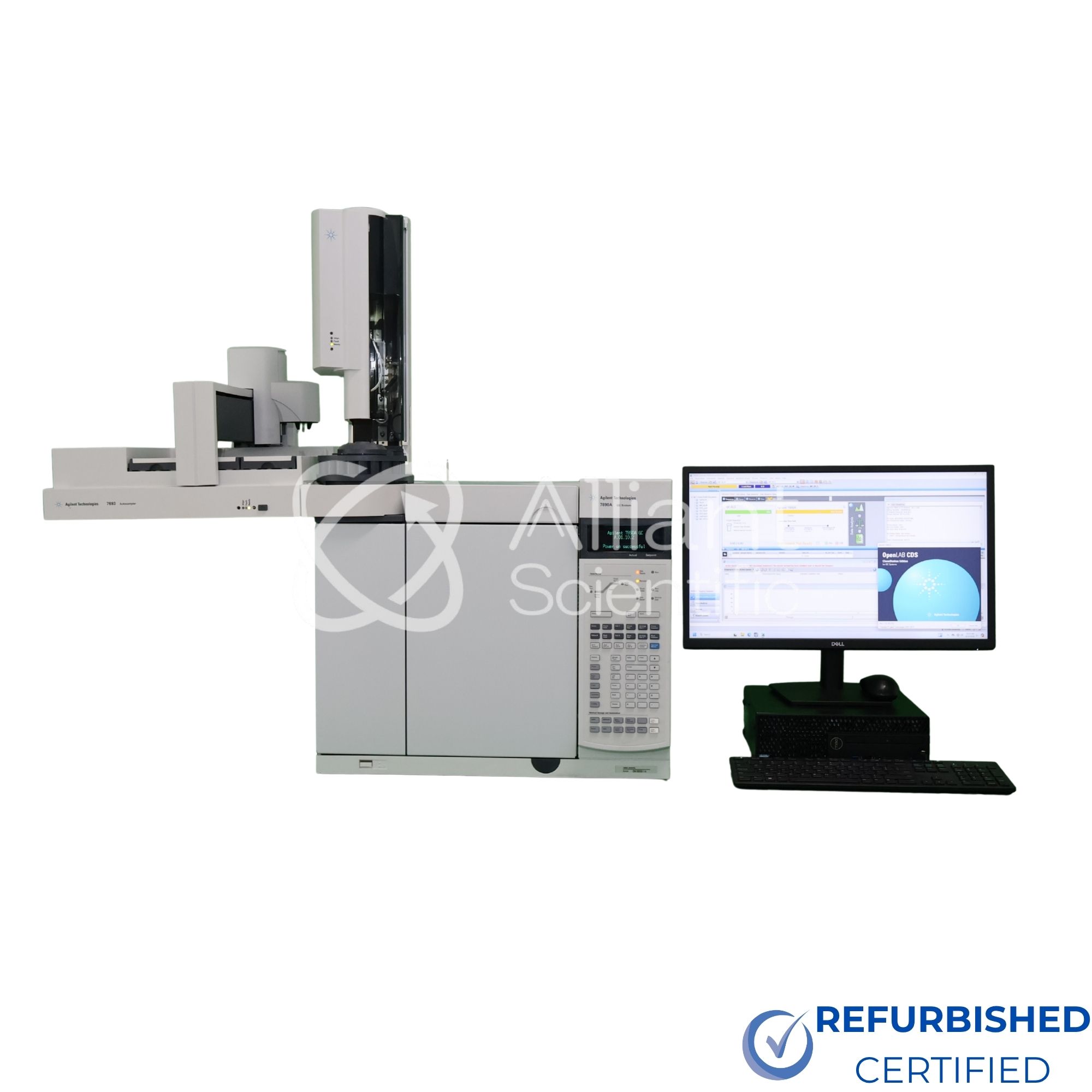 Agilent 7890 GC-FID System with 7693 Autosampler