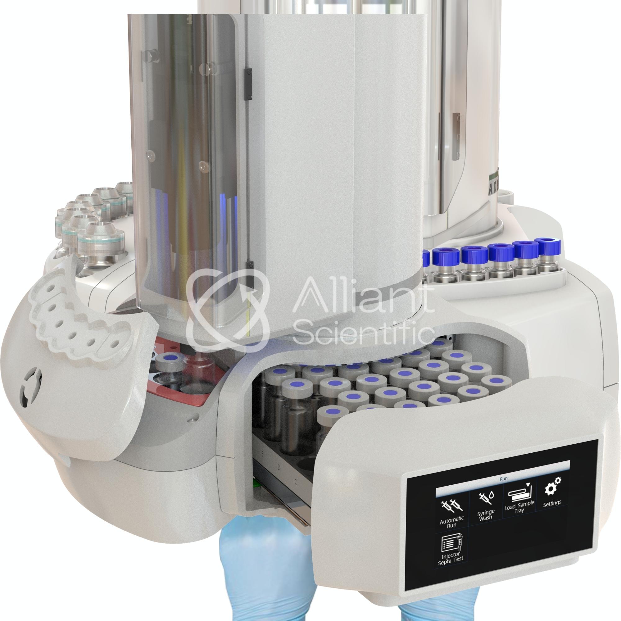 HTA 2000H Headspace autosampler detail gripping vial