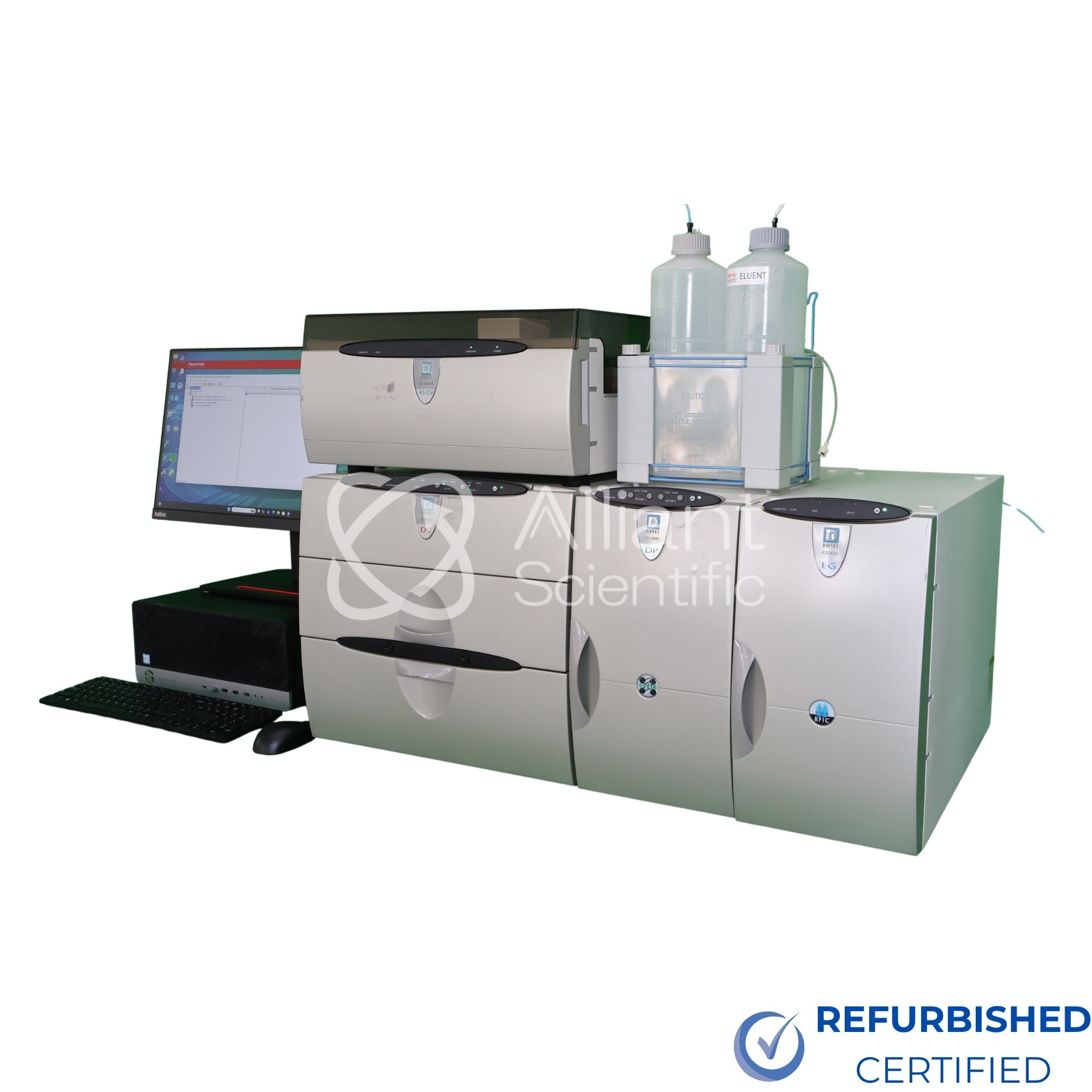 Thermo Dionex ICS 3000 Dual Channel System with Eluent Generator (EG) and AS‑DV Autosampler