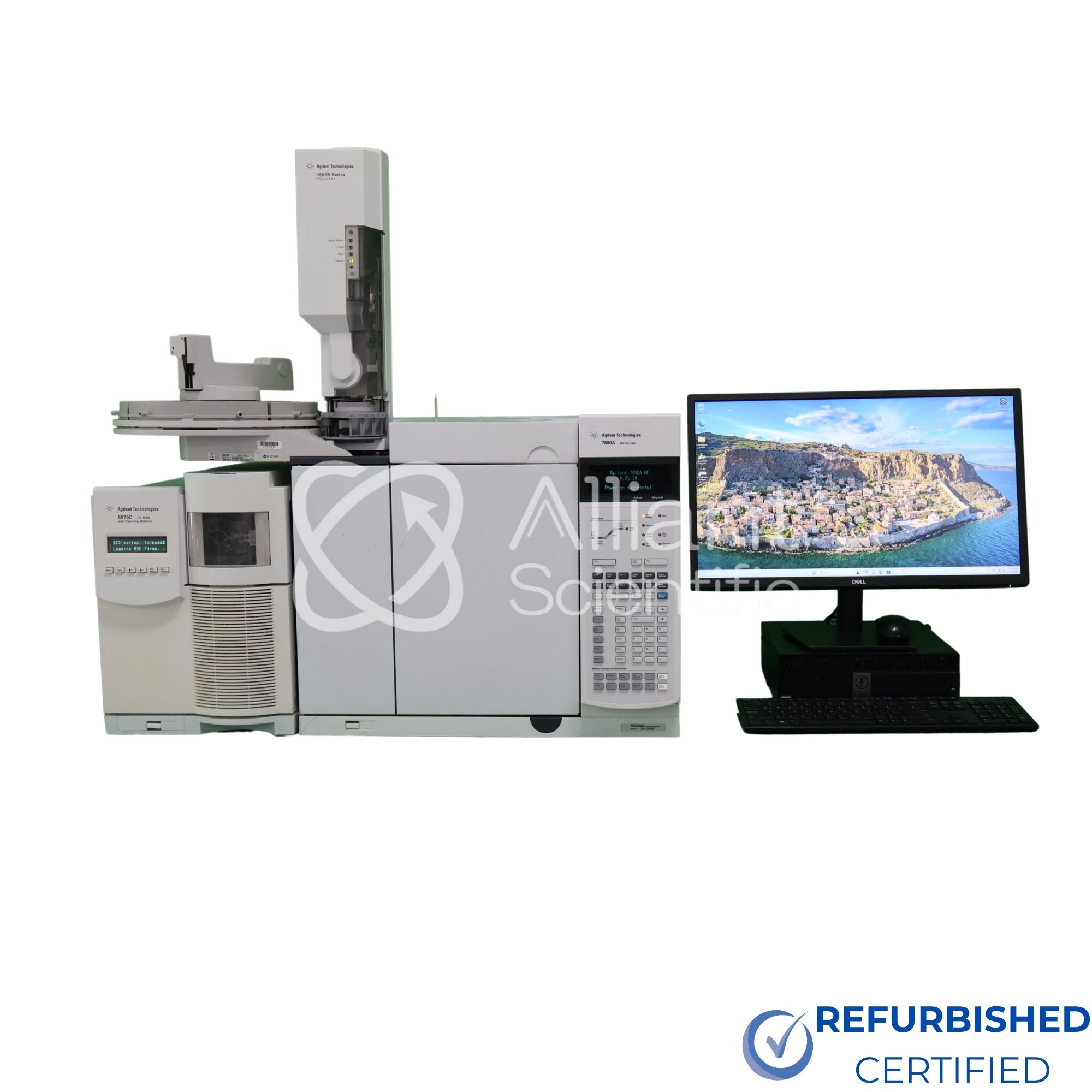 Agilent 7890 GC with 5975C MSD & 7683 Autosampler