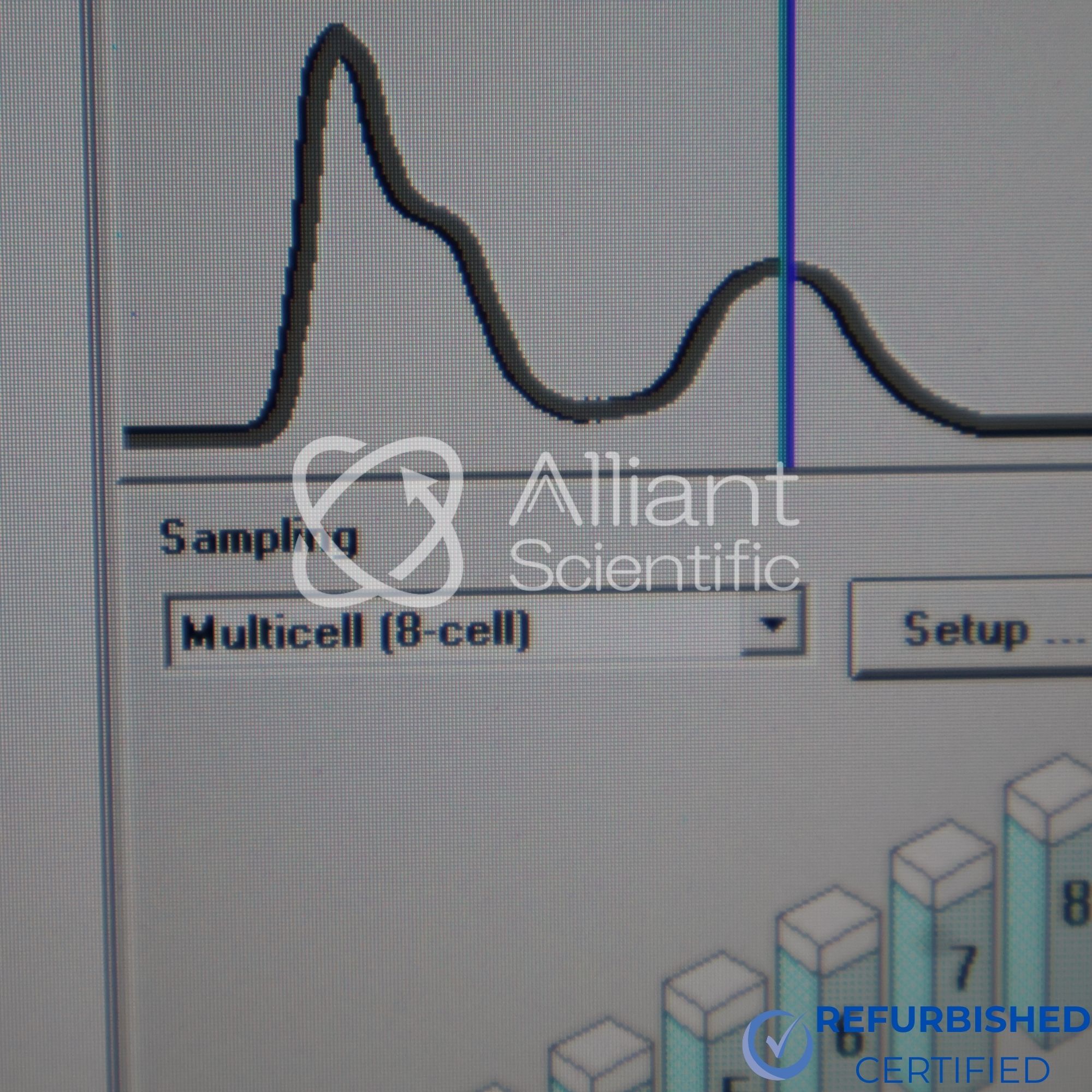 Agilent Cary 8454 UV-Vis Spectrophotometer with 8 Multicell Sampling