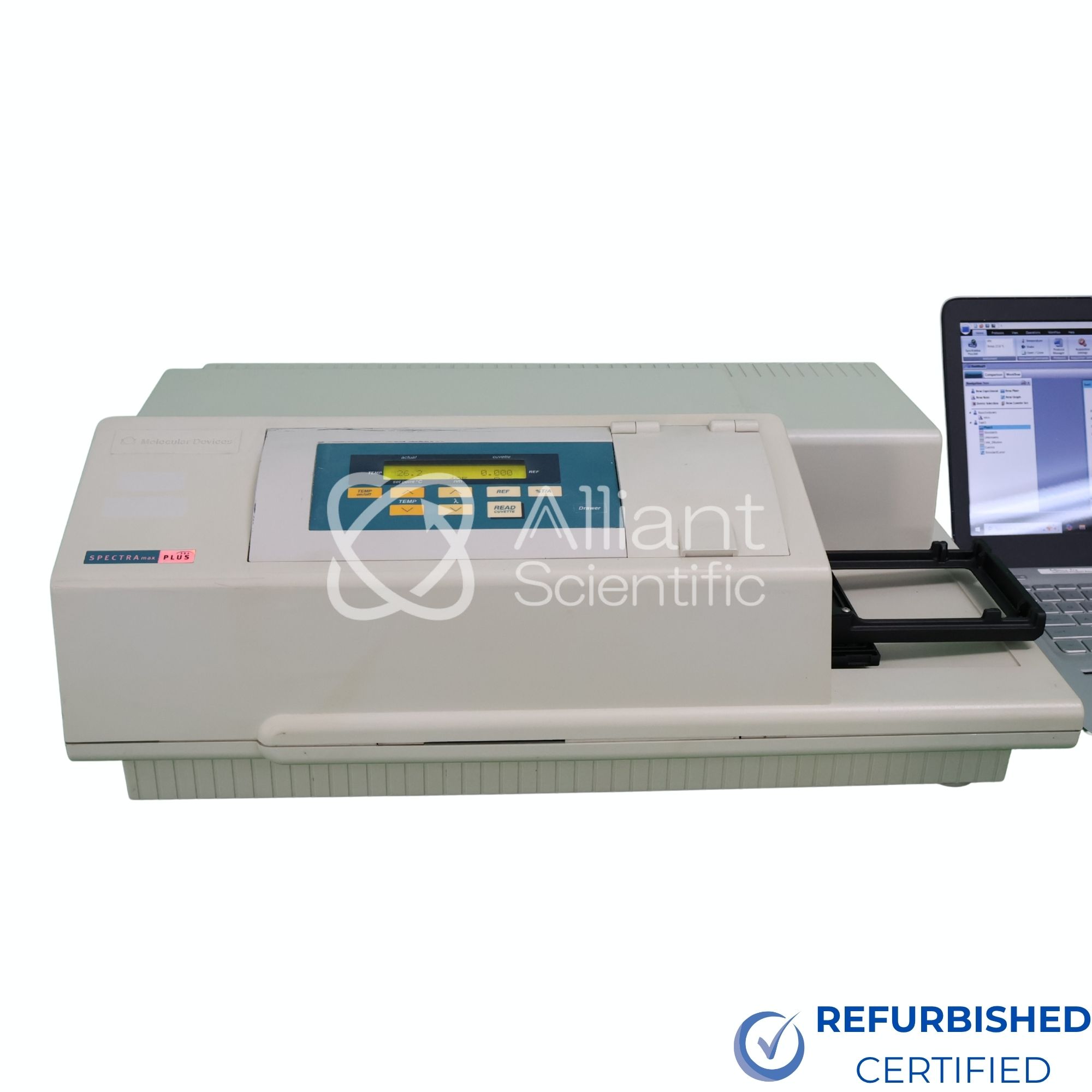 SpectraMax Plus 384 absorbance microplate reader front view