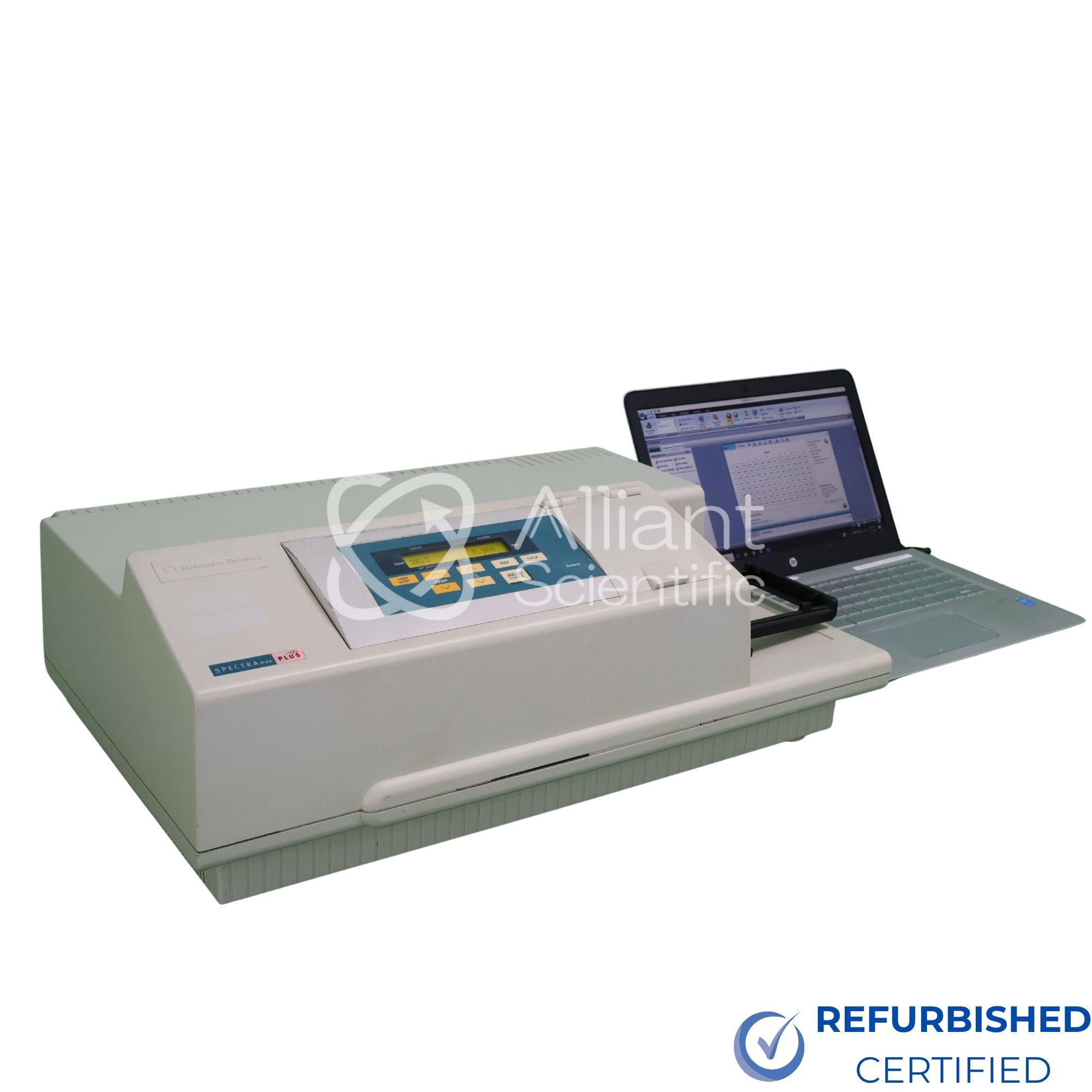 SpectraMax Plus 384 absorbance microplate reader front view