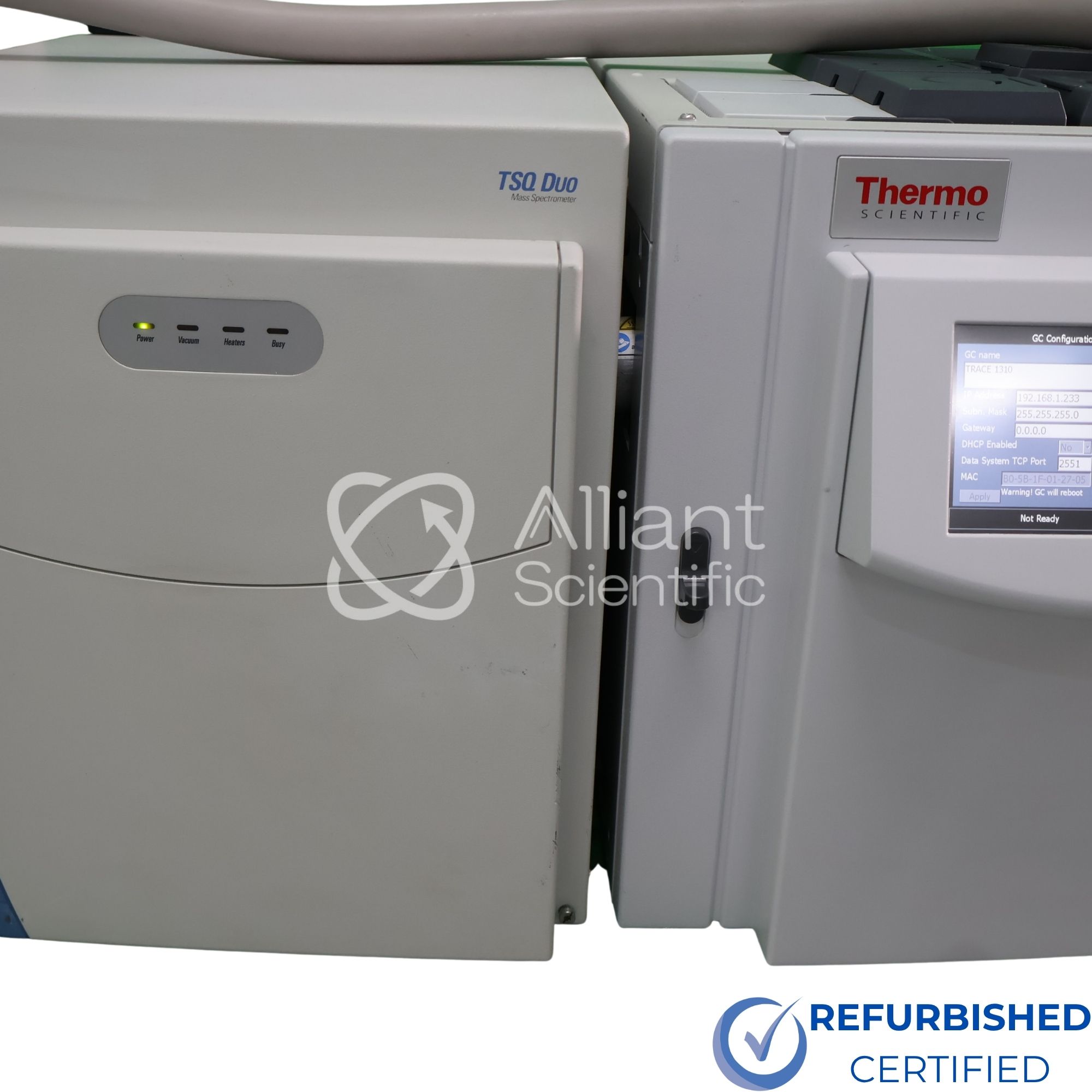 Thermo TRACE 1310 GC with TSQ Duo Triple Quad and automated headspace sampling system