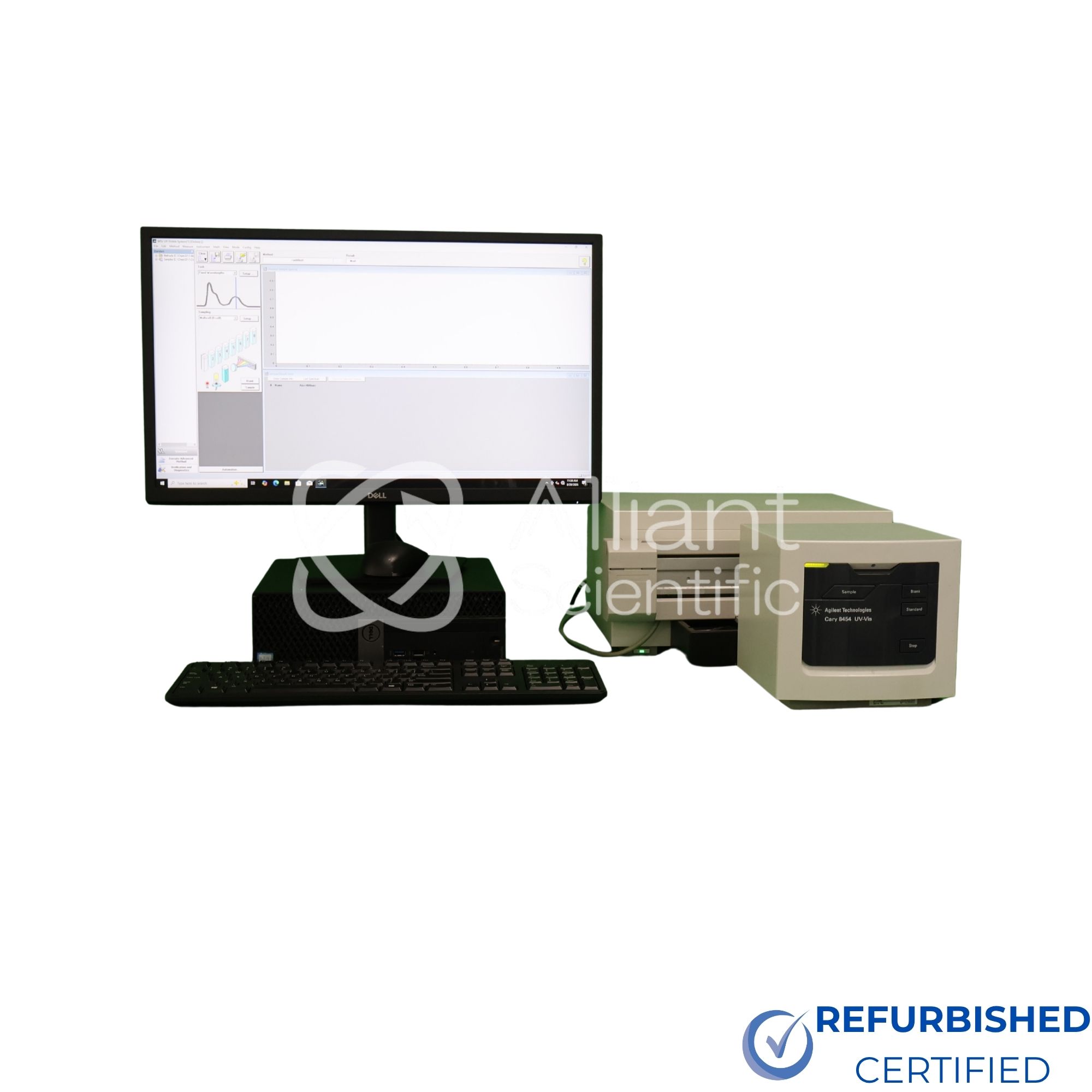 Agilent Cary 8454 UV-Vis Spectrophotometer with Multicell Sampling