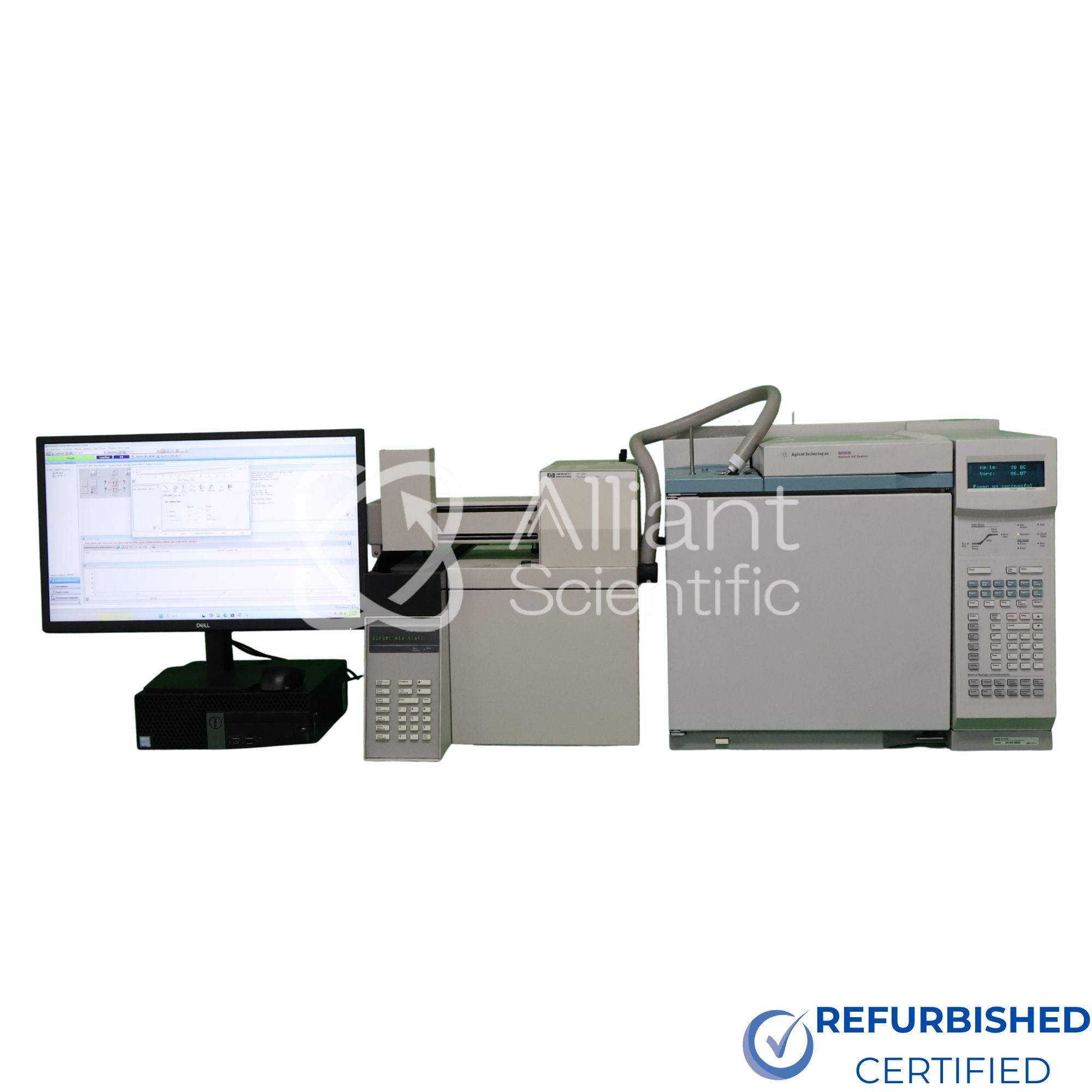 Agilent 6890N GC with 7694 Headspace Sampler