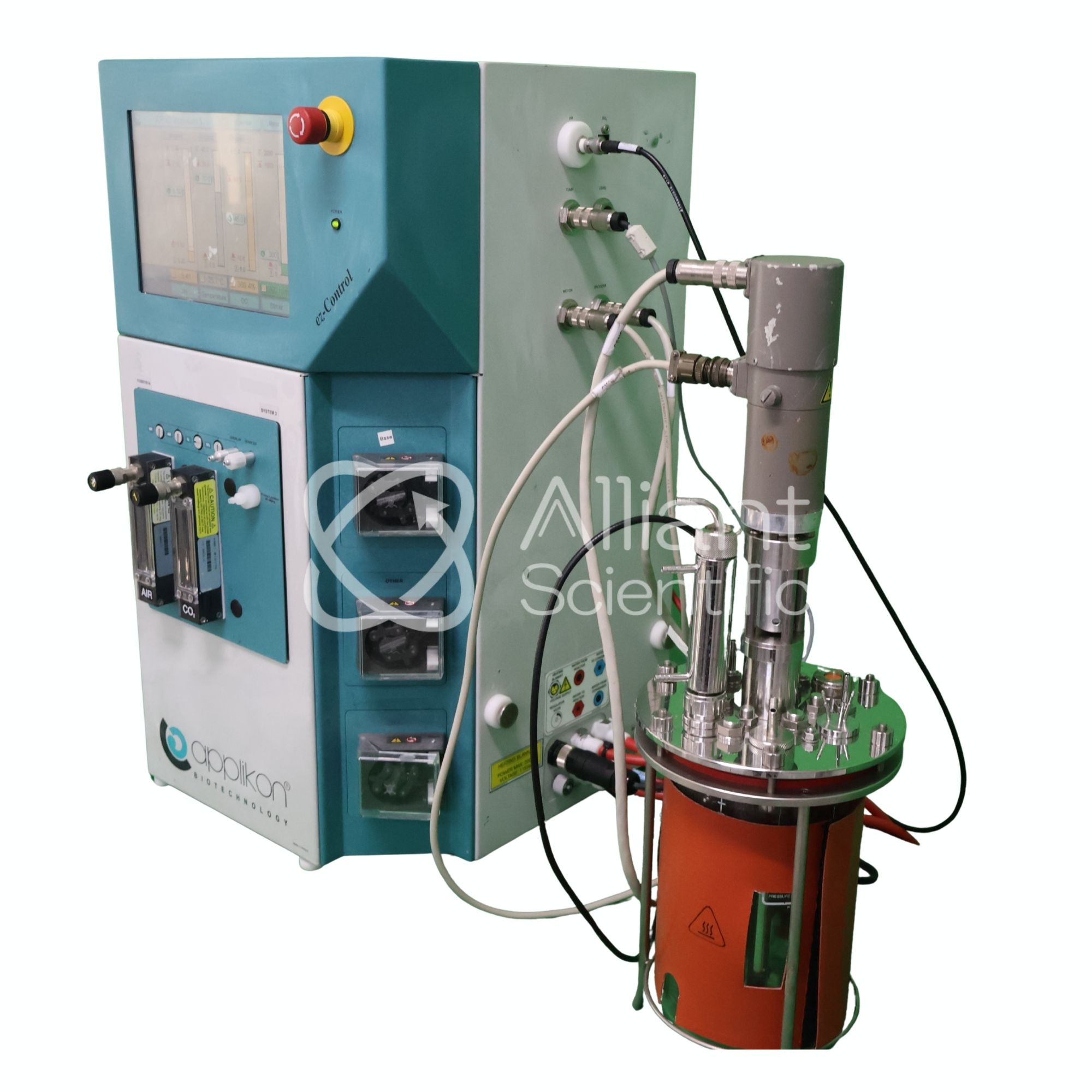 Applikon ez-Control Bioreactor System with P100e, P1000723/45, side view
