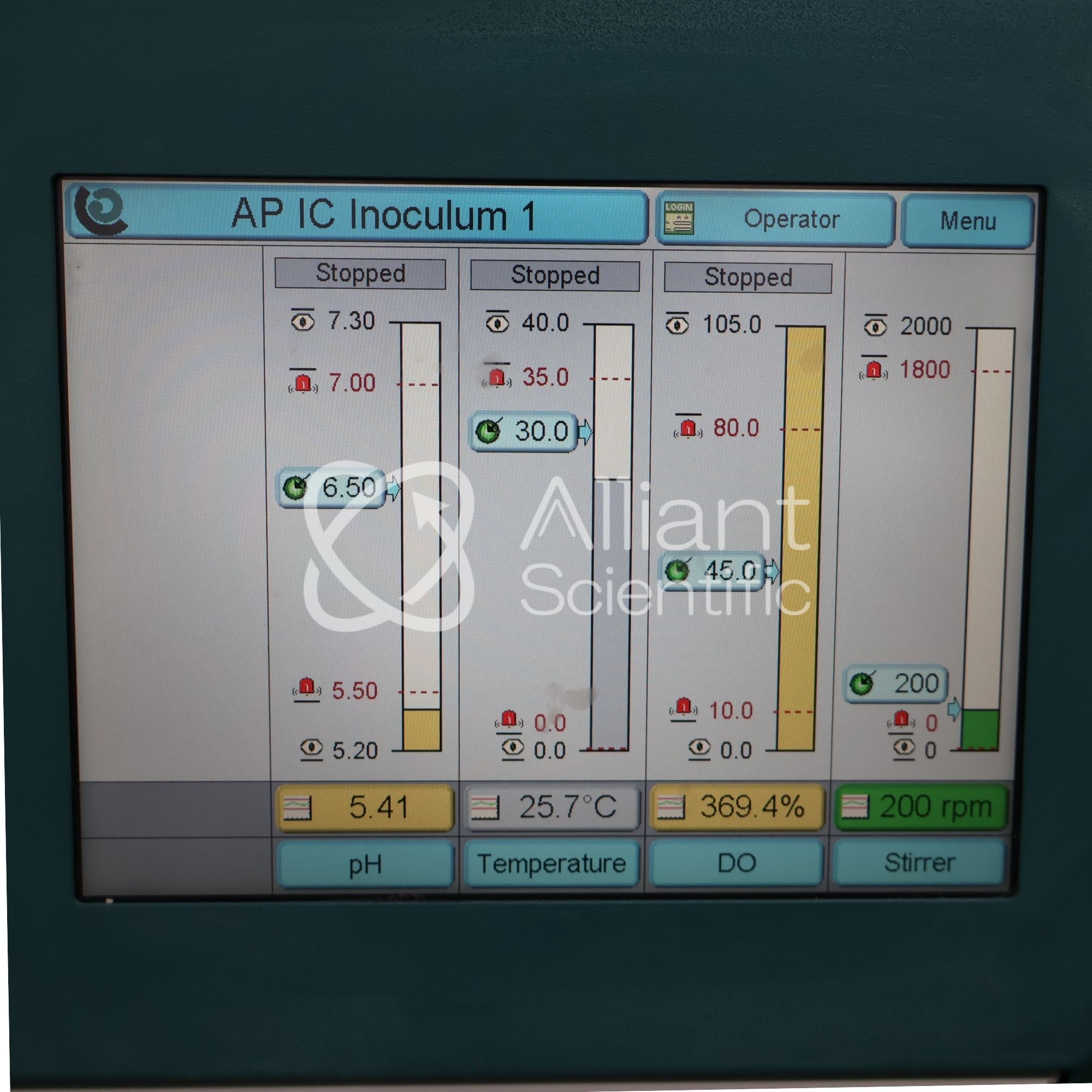 Applikon ez-Control color touch screen display
